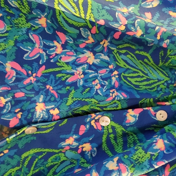 Lilly Pulitzer Eilenne Dress in Serenade in Shade - Picture 2 of 4